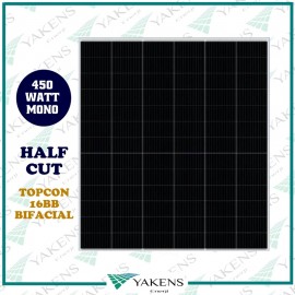 450 Watt Half Cut Monokristal Topcon Güneş Paneli A KaliteBıfacıal 78 Cell 16BB Lexron